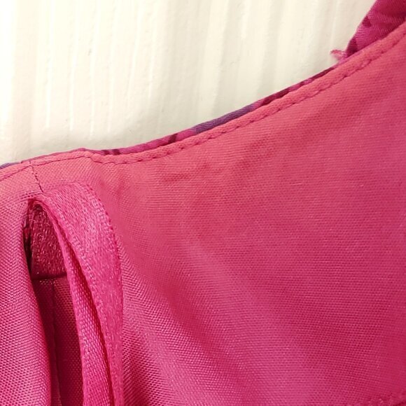 VTG 90s/early 2000s INC Silk Straight Neck Mini Sheath Dress 6 Pink Paisley - Picture 15 of 16